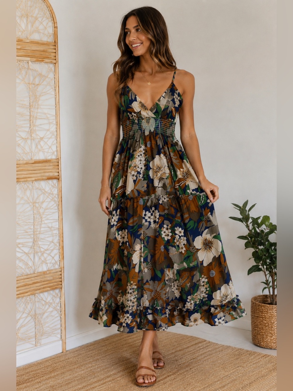 Vintage 90s Y2K Deadstock NWT Speed Control Floral Boho Fairy Hawaiian Beach XL
